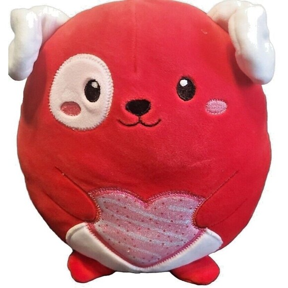 Joyhound Valentine's Day Squishy Red Pup Dog Toy 8" Stuffed Animal Plush - Picture 1 of 7